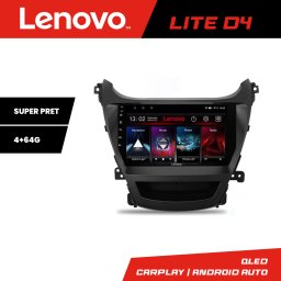 Navigatie Android Hyundai Elantra 2013-2015 Lenovo Lite D4 4+64 GB
