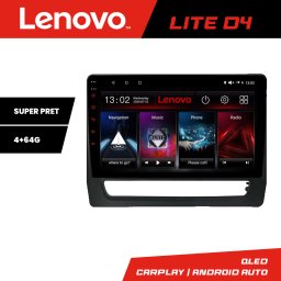 Navigatie Android Mitsubishi ASX 2020 Lenovo Lite D4 4GB+64GB Waze USB