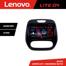 Navigatie Renault Captur Lenovo Lite D4 4+64 GB Android cu Waze si USB