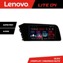 Navigatie Android Lenovo 4+64GB pentru Hyundai Elantra 2021 cu Waze