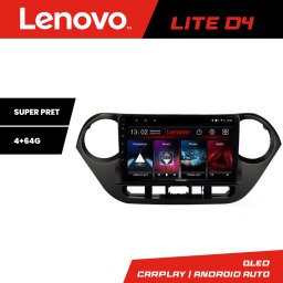 Navigatie Hyundai i10 2013-2019 Lenovo Lite D4 4+64GB Android