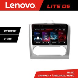 Navigatie Android Lenovo pentru Ford Focus 2 automat, 6GB RAM, 128GB