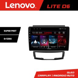 Navigatie Android Lenovo Lite D6 pentru SsangYong Korando 2011-2013, 6+128 GB