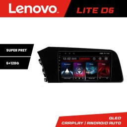 Navigatie Android Lenovo pentru Hyundai Elantra 2021, 8 core, 6GB RAM, 128GB
