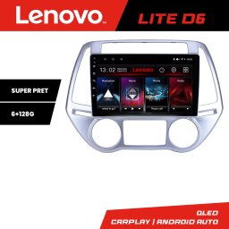 Navigatie Android Hyundai i20 2011-2014, 6GB RAM, 128GB, GPS Lenovo