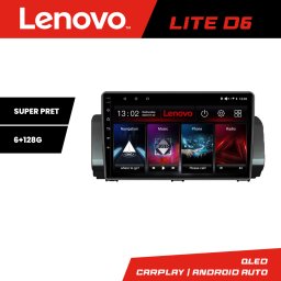 Navigatie Android Dacia Logan Sandero Jogger 2021+ 6+128 GB Lenovo