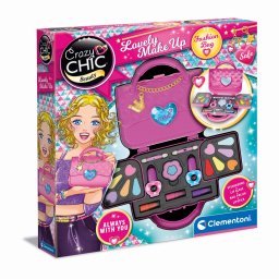Trusa de machiaj pentru copii Lovely Make Up Crazy Chic, geanta portabila