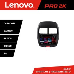 Navigatie auto Mitsubishi ASX Lenovo Pro 2K QLED 8GB+256GB Android 360