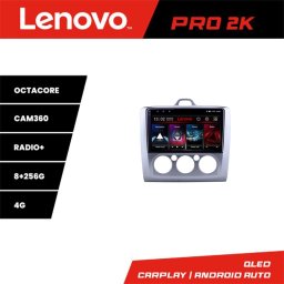 Navigatie Ford Focus 2 manuala Lenovo QLED 2K, 8GB+256GB, Android