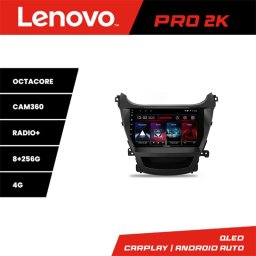 Navigatie Hyundai Elantra 2013-2015 Lenovo QLED 2K 8GB+256GB Android