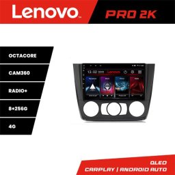 Navigatie BMW Seria 1 E87 2007-2011, clima manuala, QLED 2K, 8GB+256GB