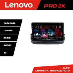 Navigatie Android Hyundai Genesis QLED 2K, 8GB RAM, 256GB, 360, Lenovo