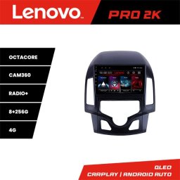 Navigatie Hyundai i30 2009-2012 pentru clima automata, QLED 2K, 8GB+256GB