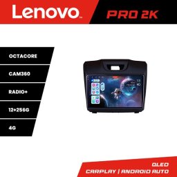Navigatie Android Isuzu D-Max Lenovo QLED 2K 12+256GB 360 CarPlay
