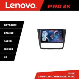 Navigatie BMW Seria 1 E87 Lenovo QLED 2K Android 12+256 GB 360