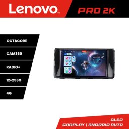 Navigatie Android Hyundai H350 2016+ QLED 2K, 12GB RAM, 256GB, 360