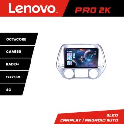 Navigatie Hyundai i20 2011-2014 Android QLED 2K 12+256GB 360 Lenovo