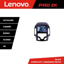 Navigatie Hyundai i30 2009-2012 pentru clima automata, QLED 2K, 12+256GB