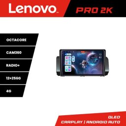Navigatie Android Dacia Logan Sandero Jogger 2021+ 2K QLED 12+256GB
