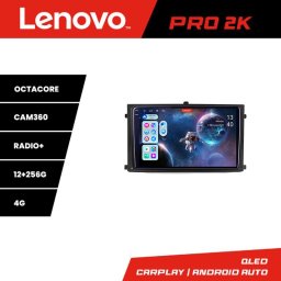 Navigatie Android SsangYong Rexton 2019+ Lenovo QLED 2K, 12GB RAM, 256GB