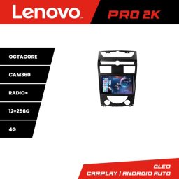 Navigatie Android SsangYong Rexton 2006-2013 Lenovo QLED 2K 12+256GB
