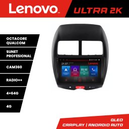 Navigatie Android Lenovo pentru Mitsubishi ASX, QLED, 4GB RAM, 64GB