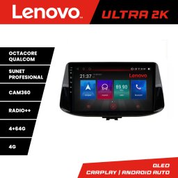 Navigatie Hyundai i30 2017+ Lenovo QLED Android 4GB+64GB 360