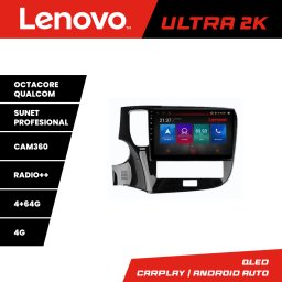 Navigatie Android Mitsubishi Outlander 2020 QLED 8 core 4GB+64GB 360
