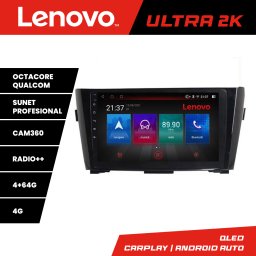 Navigatie Nissan Qashqai/X-Trail 2013-2018 Lenovo QLED 4+64 GB Android