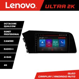 Navigatie Hyundai Elantra 2021+ Lenovo Ultra 2K QLED 4GB+64GB Android