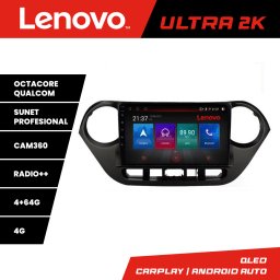 Navigatie Android Hyundai i10 2013-2019 Lenovo QLED 4+64GB 360