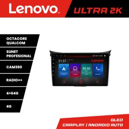 Navigatie Hyundai i30 2011-2016 Android QLED 4GB+64GB 360 Lenovo