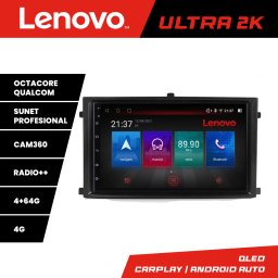 Navigatie Android SsangYong Rexton 2019+ Lenovo QLED 4+64GB 360