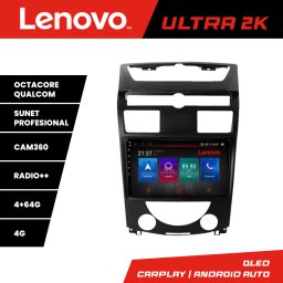Navigatie Android Lenovo QLED 4GB+64GB pentru SsangYong Rexton 2006-2013