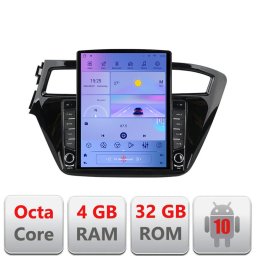 Navigatie Hyundai i20 2015-2018 Tesla 9.7 inch, 4GB RAM, 32GB, 4G, Android
