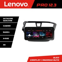 Navigatie Hyundai i20 2015-2018 Lenovo PRO 12.3 QLED Android 4G 4+64GB