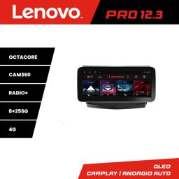 Navigatie SsangYong Tivoli 2015-2019 Lenovo PRO 12.3 QLED 8+256GB 4G