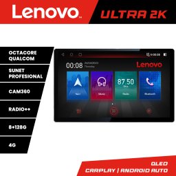 Navigatie Android SsangYong Rexton 2019+ Lenovo 13 inch QLED 8GB+128GB 4G