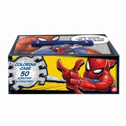 Set de pictura Spider-Man în valiza de hartie, 50 piese