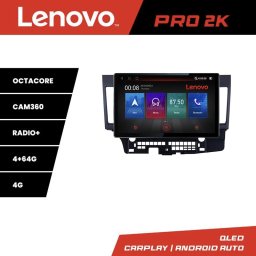 Navigatie dedicata Mitsubishi Lancer 2008+ Lenovo Pro 4+64GB, 13 inch 2K
