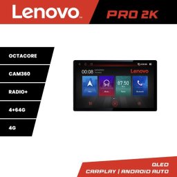 Navigatie Toyota Auris 2017+ Lenovo PRO 13 inch 2K, 4GB RAM, 64GB, 4G DSP