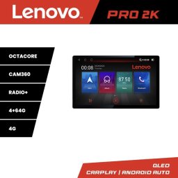 Navigatie Toyota Auris 2007-2013 Lenovo PRO 13 inch 2K, 4G, 4+64GB