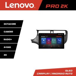Navigatie Android Kia Rio 2011-2014 Lenovo PRO 13 inch 2K, 4GB+64GB, 4G