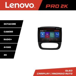 Navigatie Android Renault Trafic 2014-2017 Lenovo PRO 13 inch 2K 4G 4+64GB