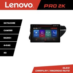 Navigatie Toyota Hilux 2016+ Lenovo Pro 13 inch 2K, 4GB RAM, 64GB, 4G