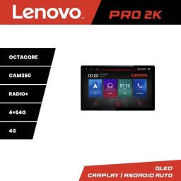 Navigatie auto VW PQB Lenovo PRO 13 inch 2K, 4G, DSP, 4GB RAM, 64GB