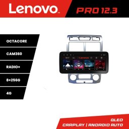 Navigatie Android Kia Sportage 2005-2007 Lenovo PRO 12.3 QLED 8+256GB 4G