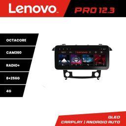 Navigatie auto Ford S-Max 2008-2012 Lenovo Pro 12.3 QLED 8+256GB 4G GPS