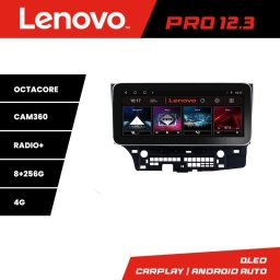 Navigatie Android Mitsubishi Lancer 2008+ Lenovo PRO 12.3 QLED 8+256GB 4G