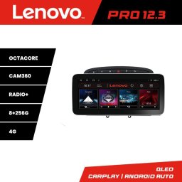 Navigatie Android Peugeot 308 2008-2013 Lenovo PRO 12.3 inch QLED 8+256GB 4G